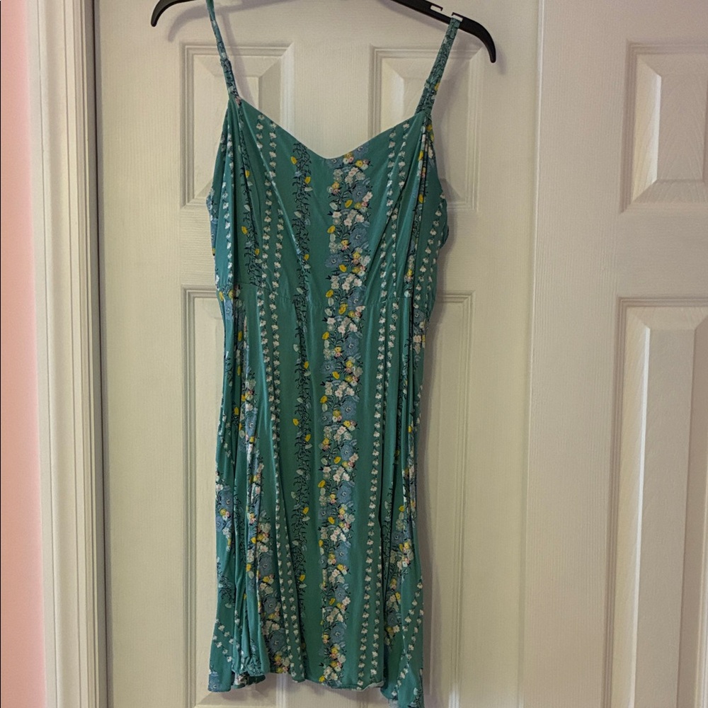 Floral Green Summer Dress old navy